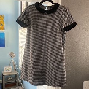 Forever 21 Houndstooth mini dress - Peter Pan Collar